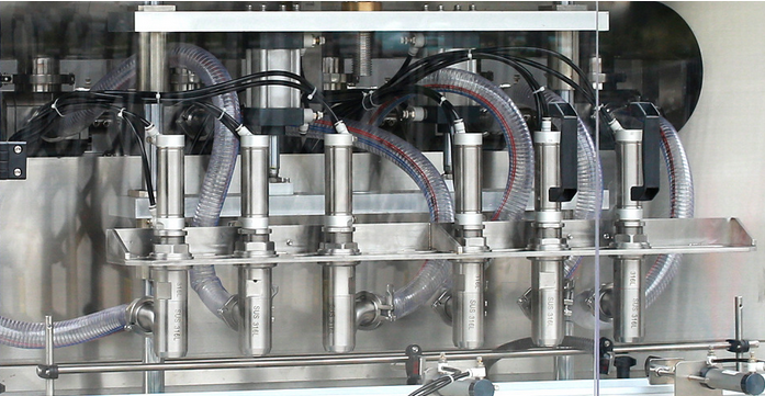 辣椒醬灌裝機細節(jié)圖